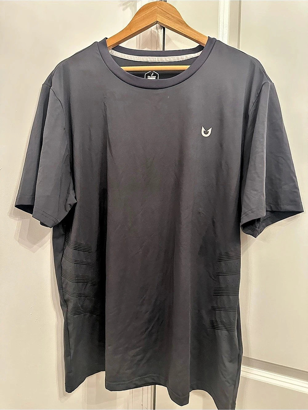 Northyard Men's Athletic Running T-Shirt Performance Tee Slate Gray/Black XL